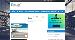 Desktop Screenshot of blog.optron.co.in